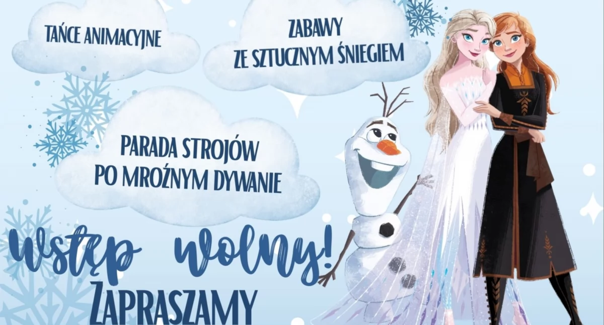 Karnawał w Krainie Lodu. Zabawa dla dzieci już w niedzielę