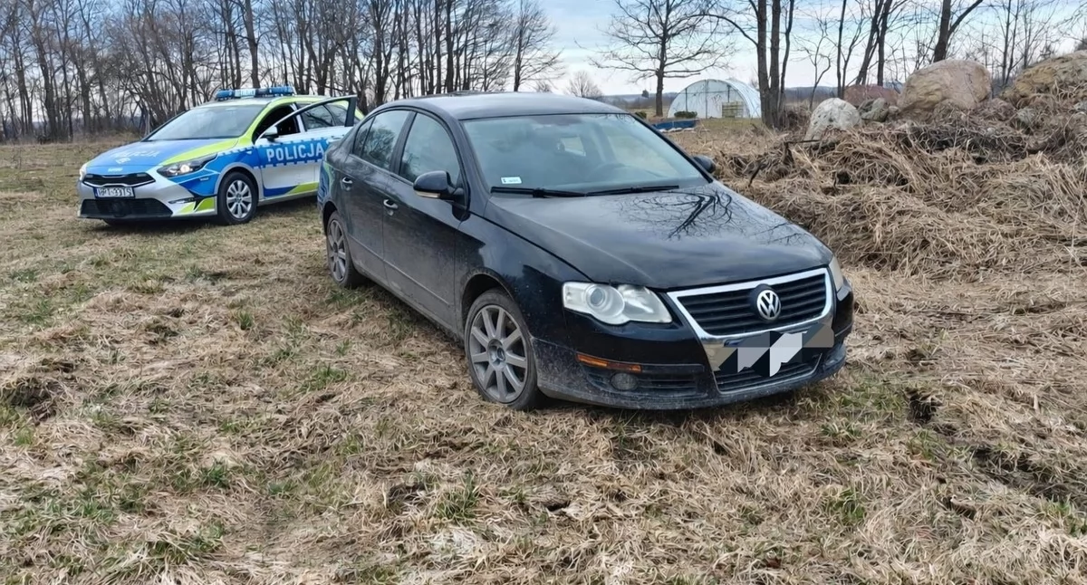 Groźny pościg na DW507 w Pieniężnie