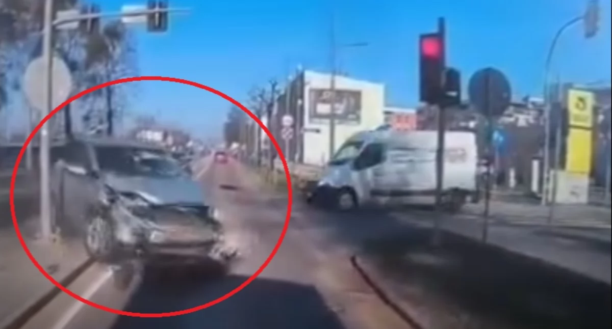 Nie miała szans na reakcję. Niebezpieczna sytuacja na Grunwaldzkiej [VIDEO]