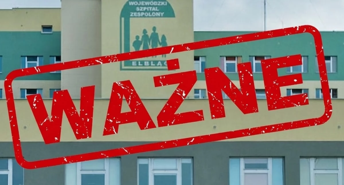 Ważna informacja dla mieszkańców Elbląga