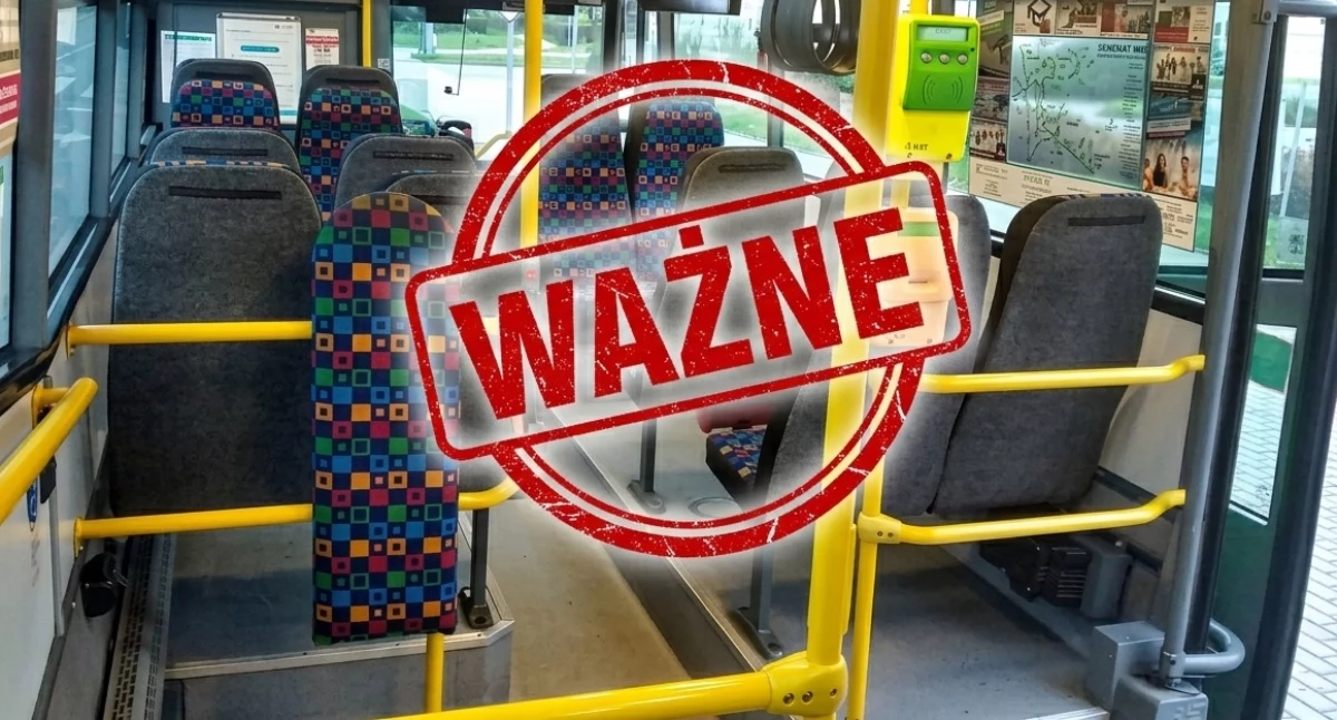 Ważna informacja dla pasażerów komunikacji miejskiej w Elblągu