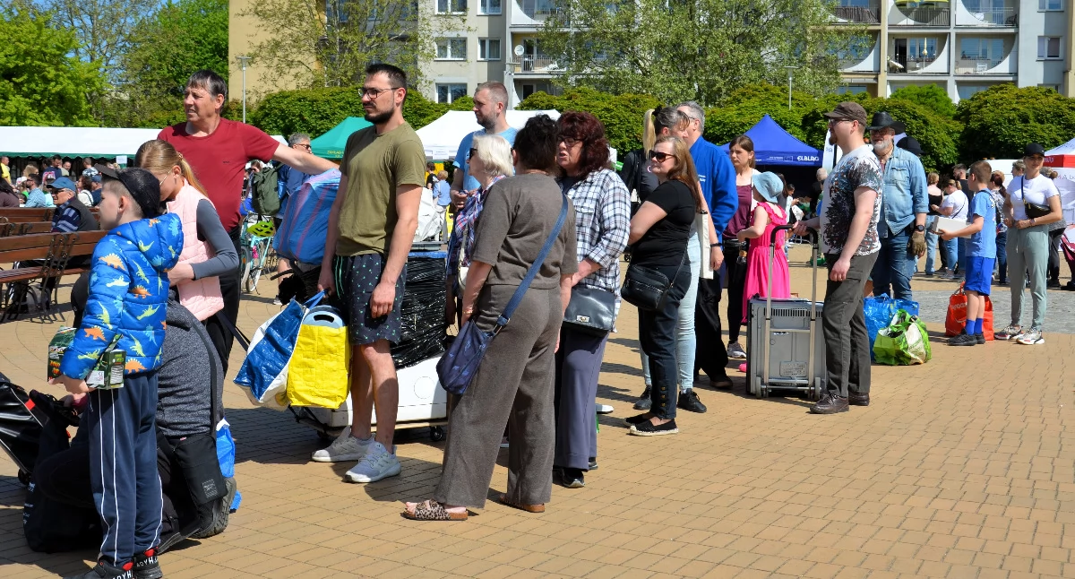 Tłumy na festynie GOZ. Elblążanie wymieniali odpady na sadzonki