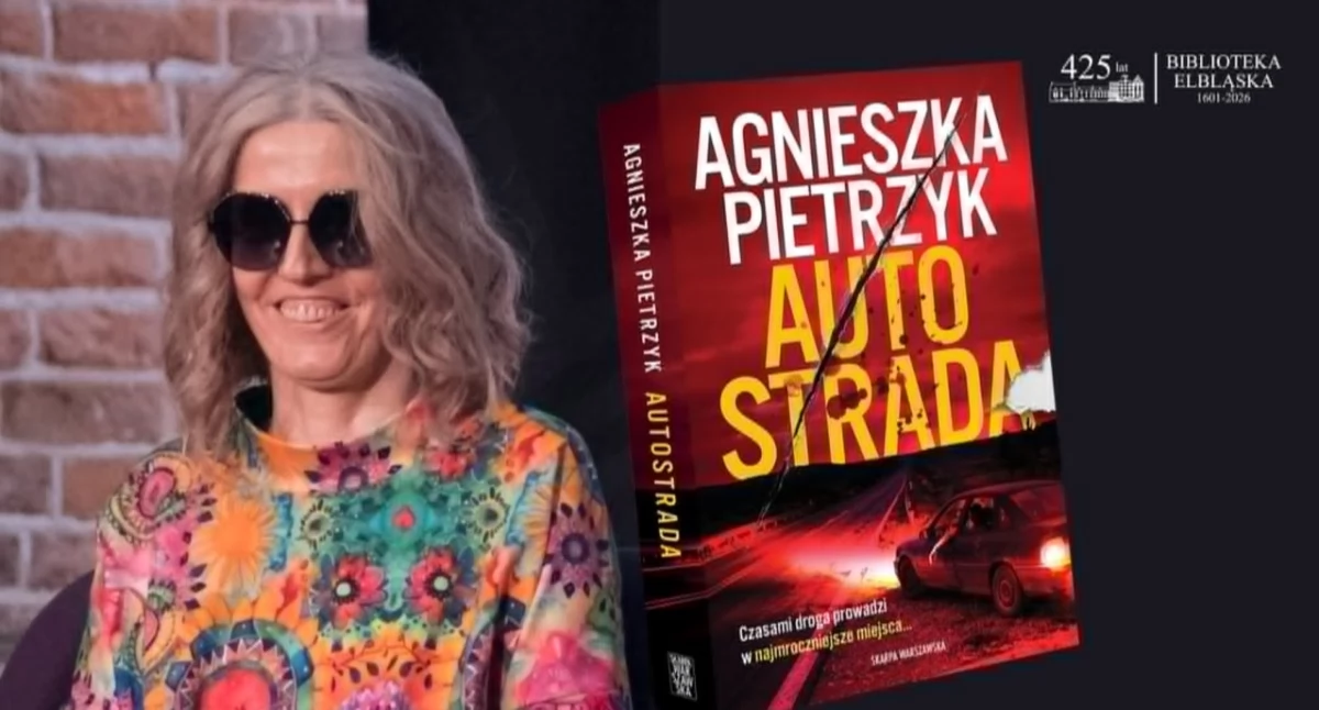 Z Elbląga na autostradę A1. Spotkanie z Agnieszką Pietrzyk w Bibliotece Elbląskiej