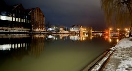 Rzeka Elbląg przekroczyła stan alarmowy. Służby w pe&hellip;