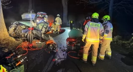 Tragiczny wypadek w Rejsytach. Dwie osoby nie żyją