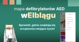 Defibrylatory AED w aplikacji „wElblągu”. Sprawdź, gdzie znajdują się urządzenia ratujące życie