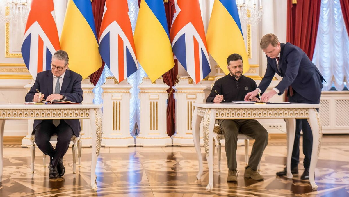 Historyczna umowa Wielkiej Brytanii z Ukrainą