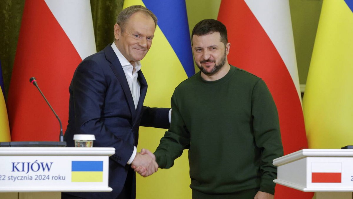 Tusk i Zełenski spotkają się dzisiaj w Warszawie

