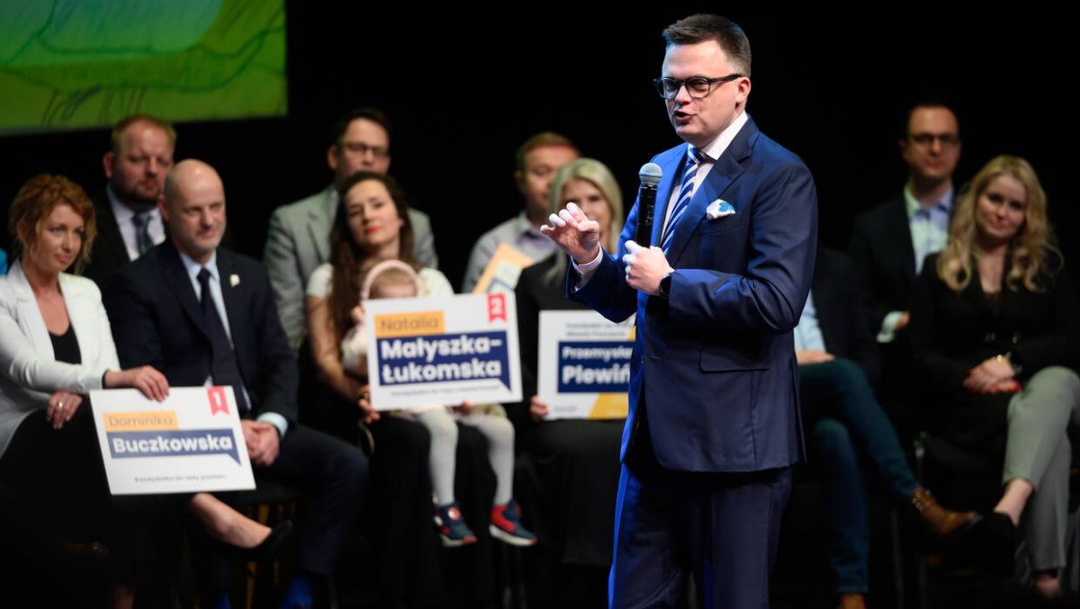 Inauguracja prekampanii Szymona Hołowni już niedługo w historycznej sali BHP