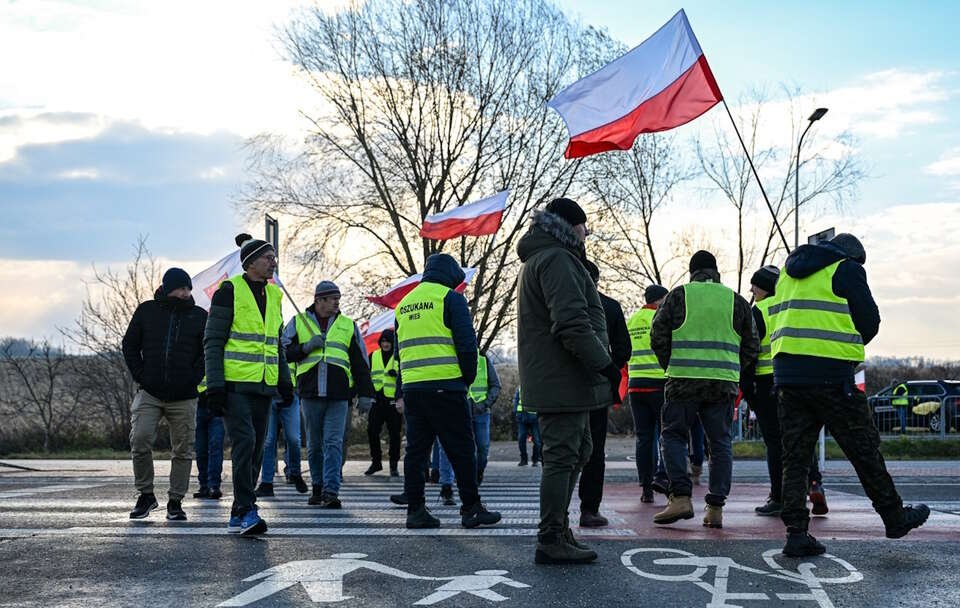 Protest przeciw umowie UE-Mercosur. Rolnicy rozpoczęli blokadę przejścia granicznego w Medyce