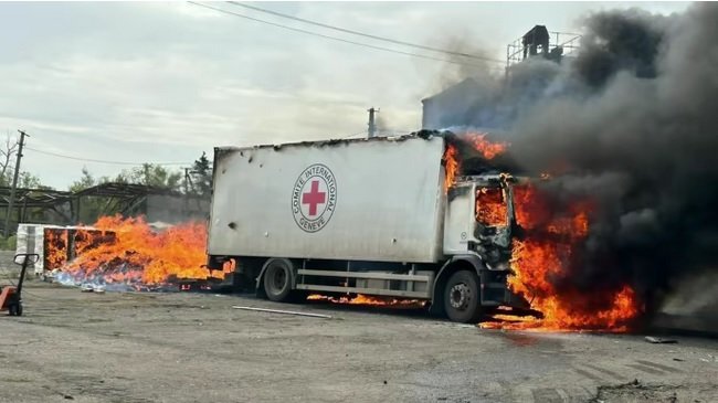 Rosjanie zabili trzech wolontariuszy Czerwonego Krzyża