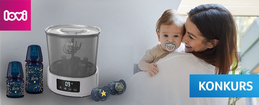 KONKURS: wygraj elektryczny sterylizator z suszarką LOVI oraz akcesoria do karmienia!
