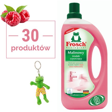 TESTOWANIE: ekologiczny środek czyszczący marki Frosch o zapachu maliny!
