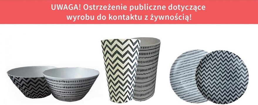 GIS ostrzega: wycofano ze sprzedaży naczynia bambusowe