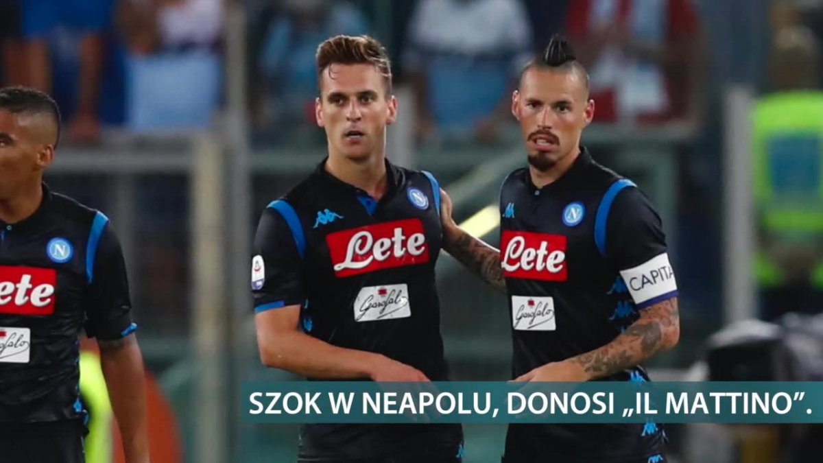Szok w Neapolu. Po meczu z Liverpoolem Arkadiusz Milik został napadnięty i okradziony