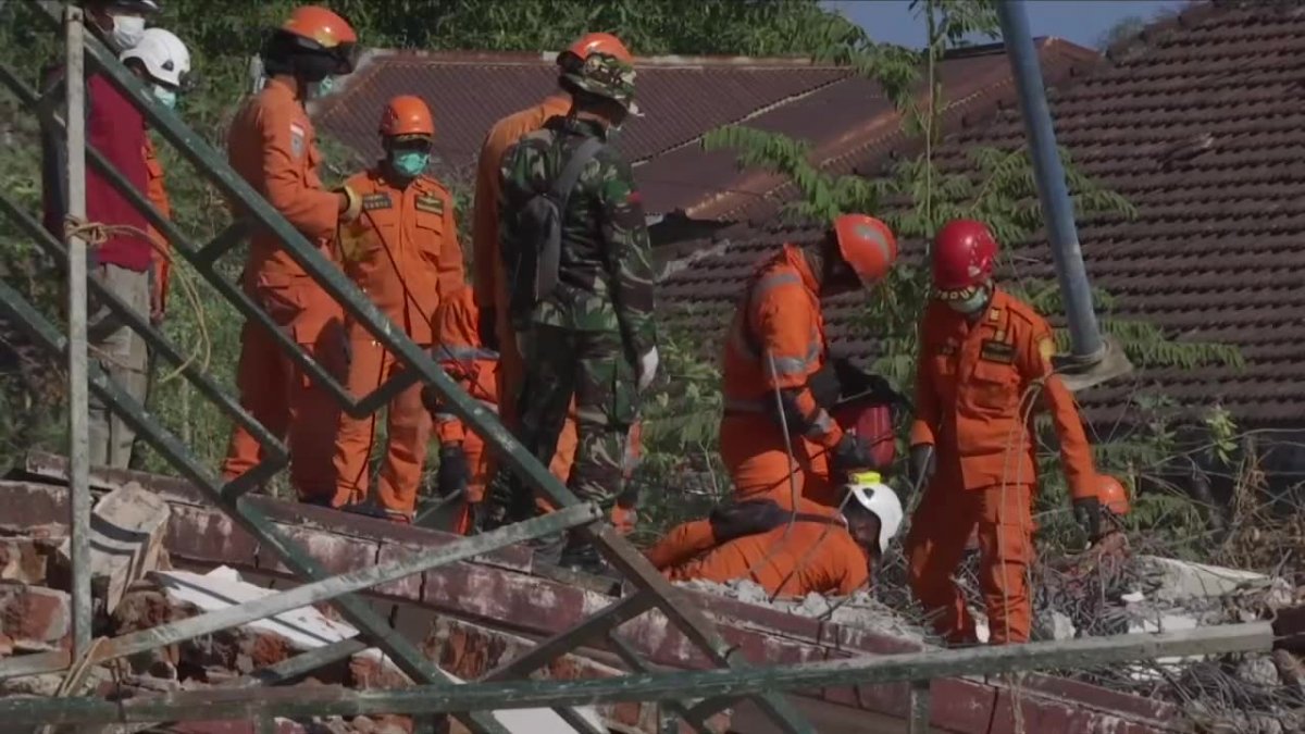 105 ofiar trzęsienia ziemi w Indonezji. Trwa akcja poszukiwawcza pod gruzami budynków