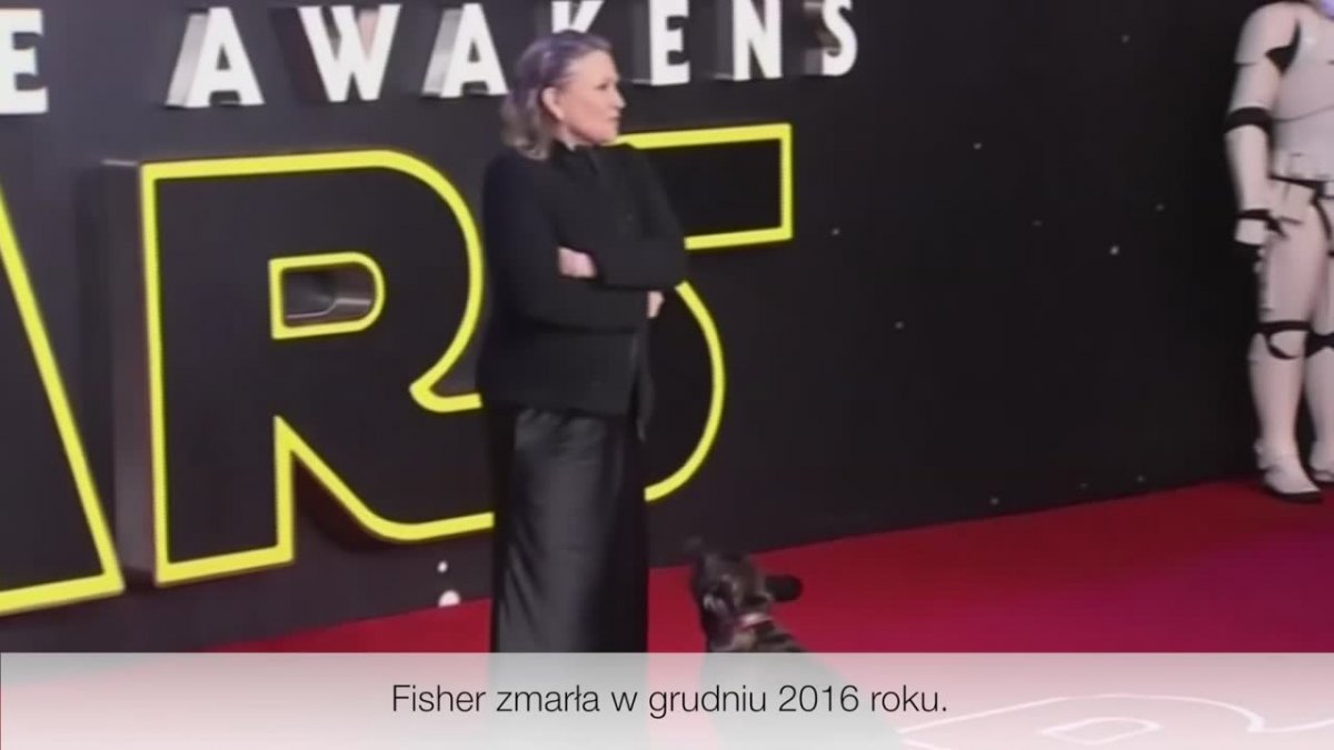 9. film z serii „Gwiezdnych wojen” będzie zawierał nigdy niepublikowany materiał z udziałem zmarłej Carrie Fisher