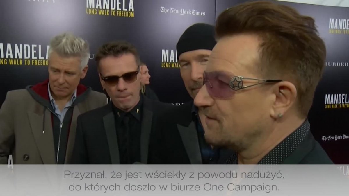Poniżanie i prześladowania w fundacji Bono. Wokalista przeprasza