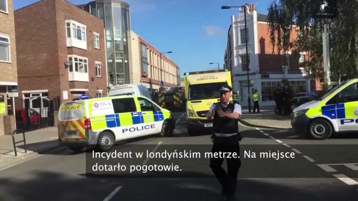 Wybuch na stacji metra w Londynie. Policja potwierdza: to zamach terrorystyczny