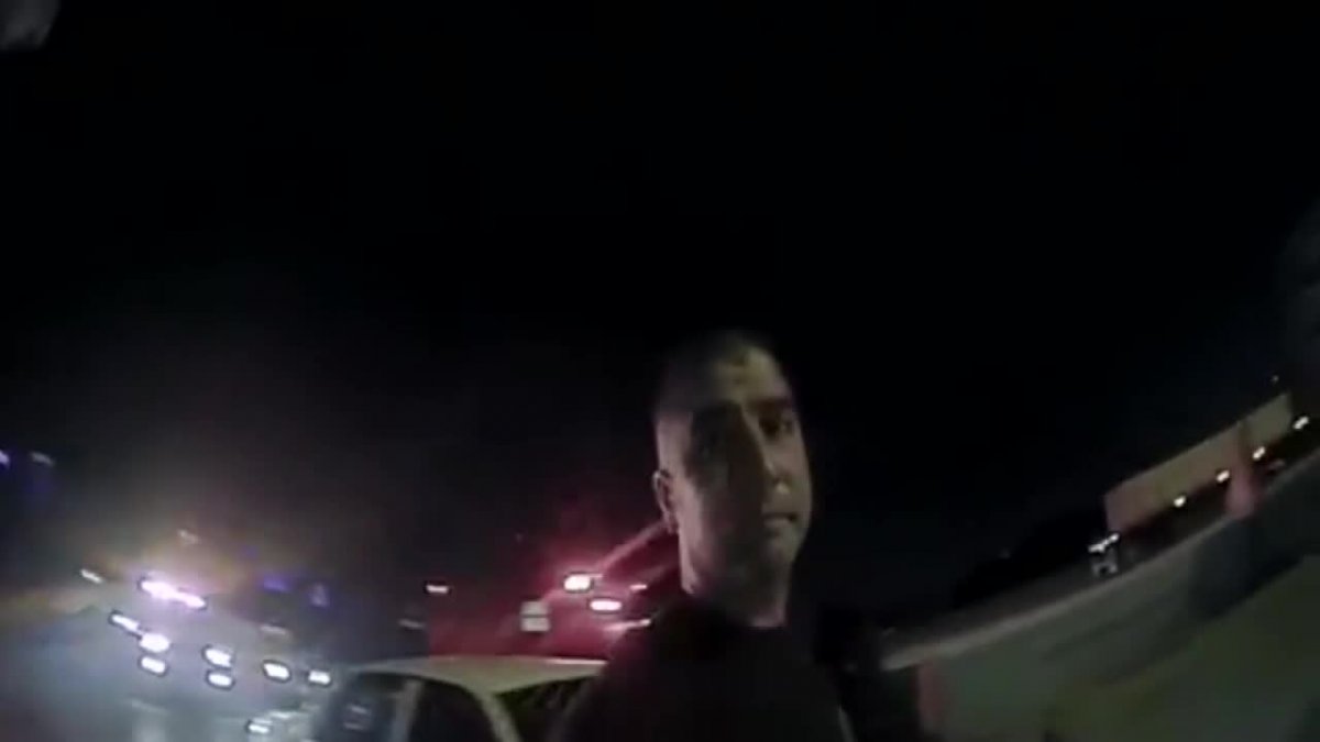 Pijany kierowca jechał wprost na policjanta. Funkcjonariusz ratował się skokiem z kilkumetrowego wiaduktu