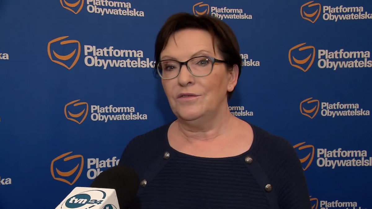 Ewa Kopacz: Oni chcą władzy absolutnej. Polacy powinni zwrócić się do prezydenta