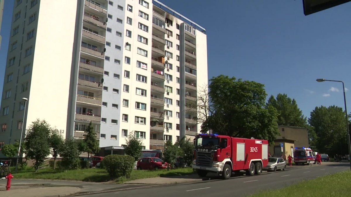 Pożar w bloku. Dwie osoby nie żyją