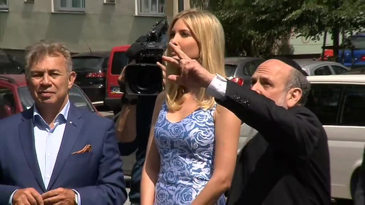 Ivanka Trump złożyła kwiaty przed pomnikiem Bohaterów Getta