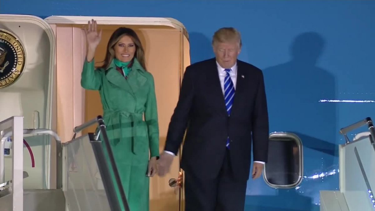Donald Trump w Polsce. Prezydent USA rozmawiał z Andrzejem Dudą