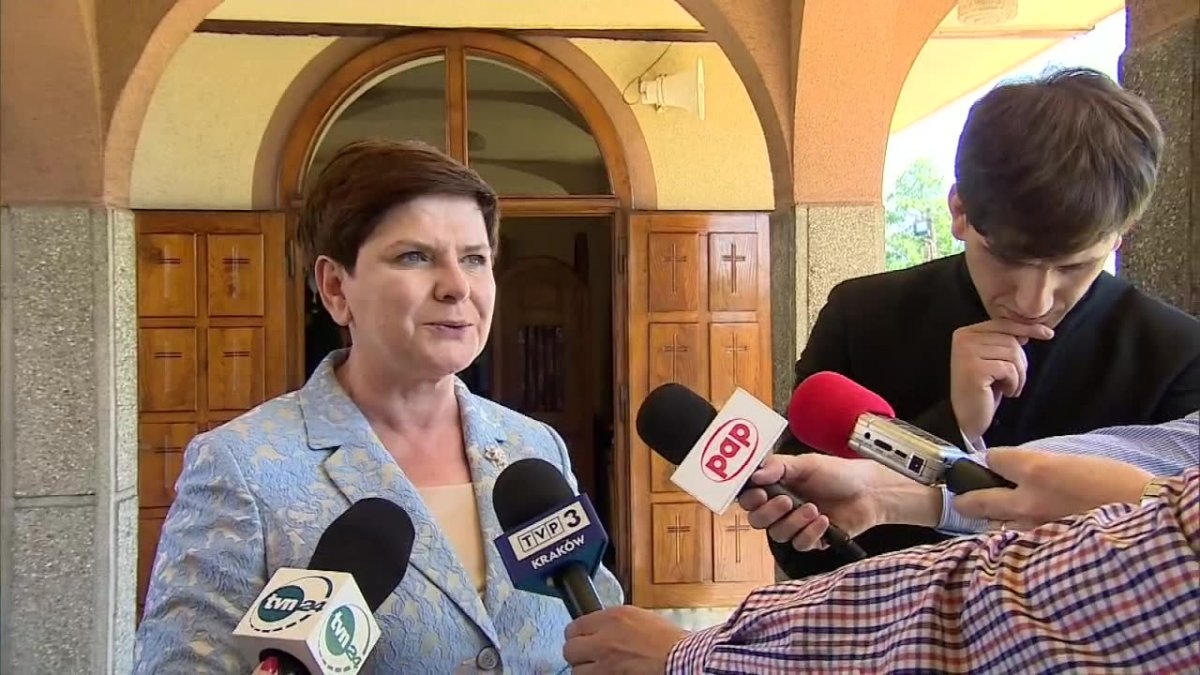 Syn premier odprawił pierwszą mszę. 