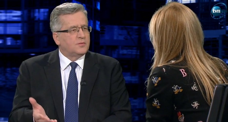 Bronisław Komorowski: Pan prezydent abdykował jako zwierzchnik