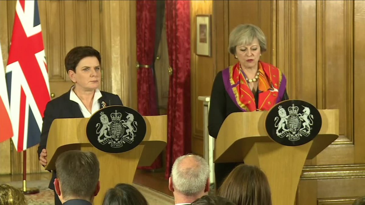 T. May: Zależy nam na wzmocnieniu polsko-brytyjskich relacji po Brexicie