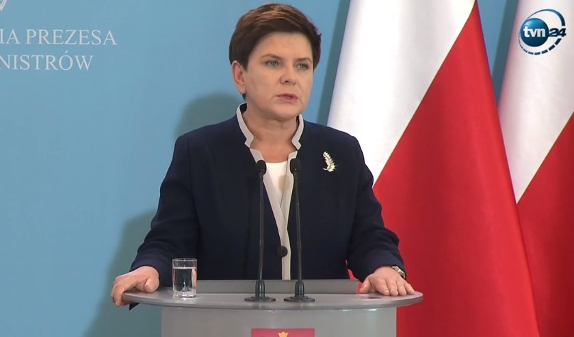 Premier Szydło: nie będzie z mojej strony aprobaty dla takiego komentowania tych wydarzeń