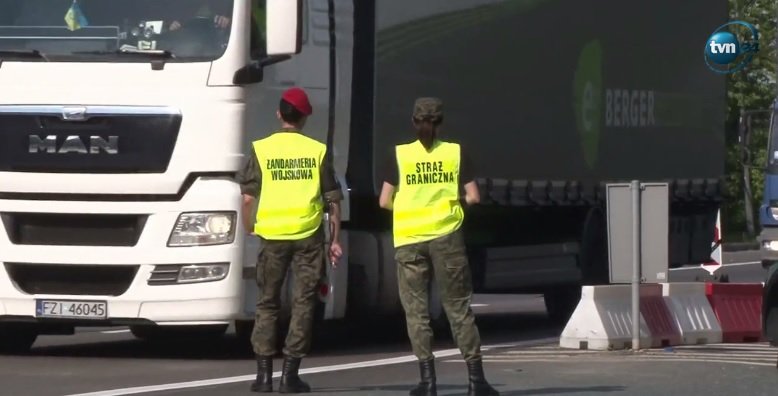 Olbrzymi korek na granicy Polski z Niemcami