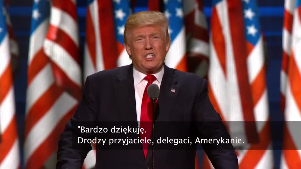 Donald Trump przyjął oficjalną nominację na urząd prezydenta USA