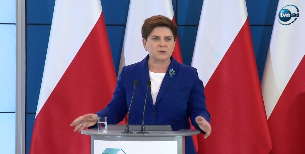 Premier Szydło o 