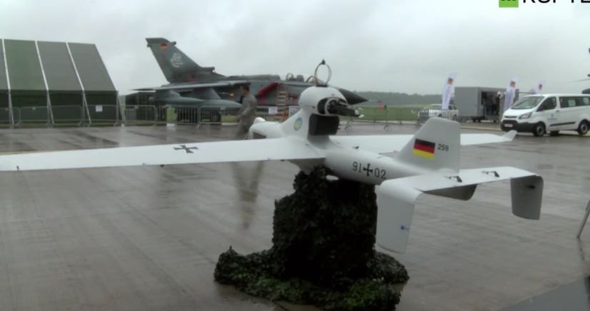 Najnowszy dron niemieckiej armii zaprezentowany na berlińskich targach lotniczych