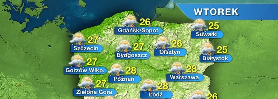 Burze z gradem nad Polską do końca tygodnia