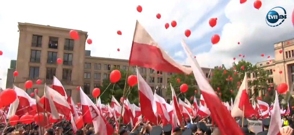 Protest celników w Warszawie. Chcą emerytur mundurowych dla wszystkich funkcjonariuszy