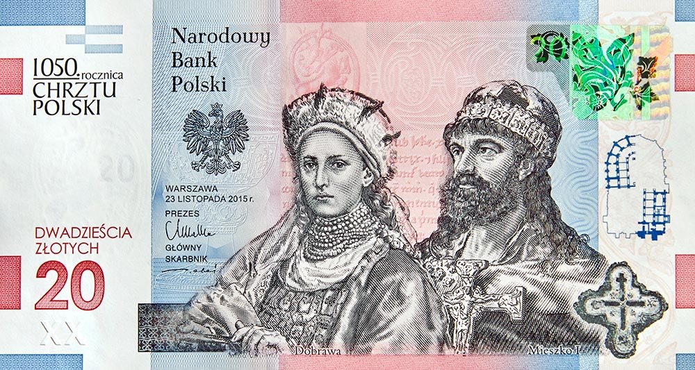 Premiera banknotu kolekcjonerskiego na 1050. rocznicę Chrztu Polski
