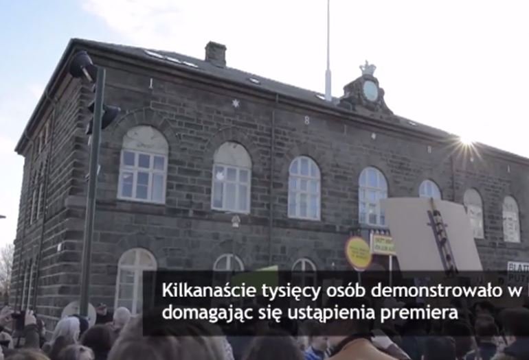 Tysiące protestujących w Reykiaviku. Domagają się ustąpienia premiera w związku z Panama Papers
