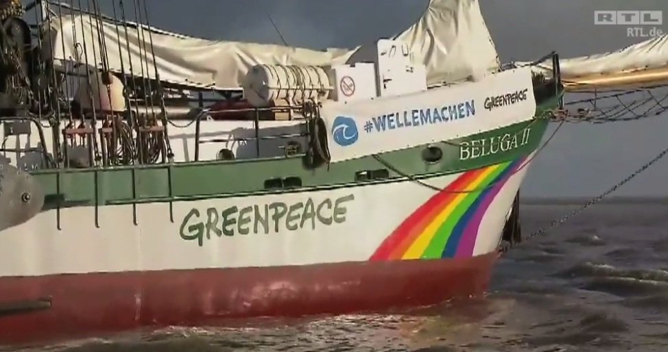 Greenpeace protestuje przeciwko niemieckim odwiertom na morzu