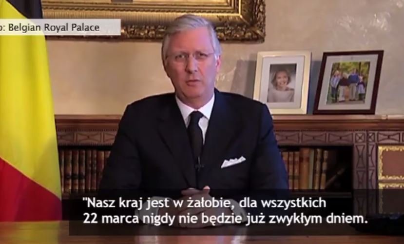 Król Belgów: 22 marca nigdy nie będzie już zwykłym dniem
