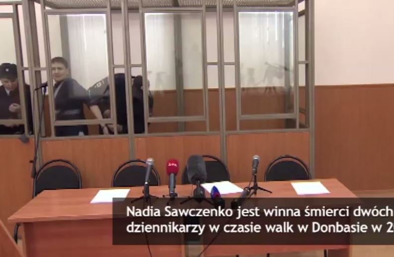 Nadia Sawczenko winna śmierci rosyjskich dziennikarzy