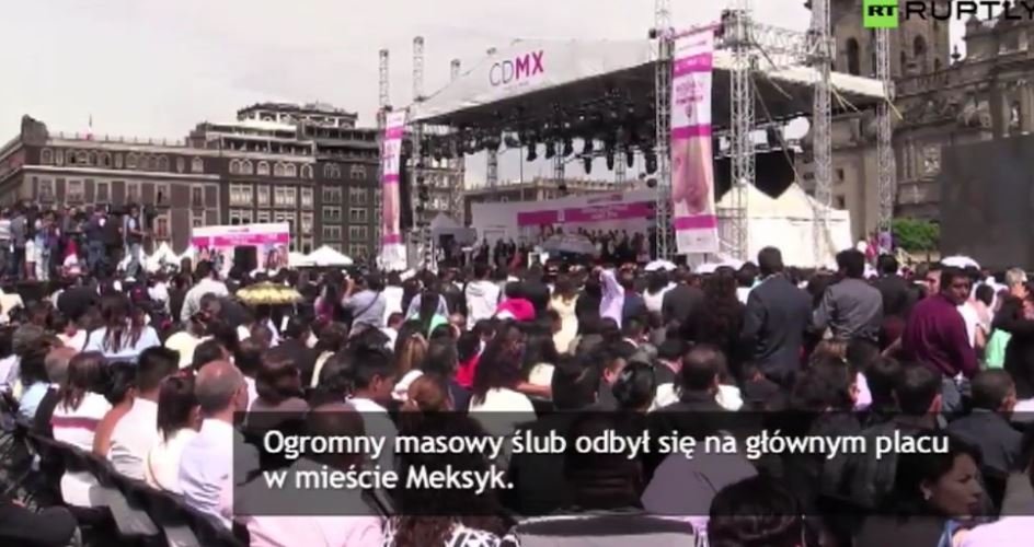 Masowy ślub w Meksyku