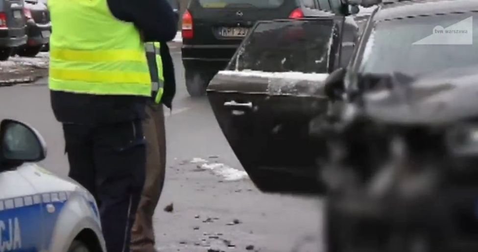 Zderzył się audi z samochodem dostawczym. Wypadek aktora Dawida Ogrodnika