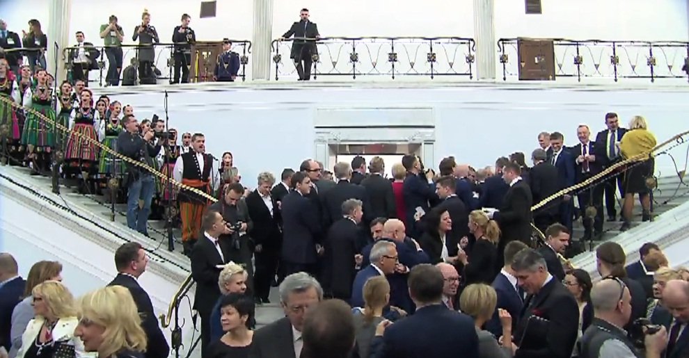 Kolędowanie i wigilijne spotkanie w Sejmie