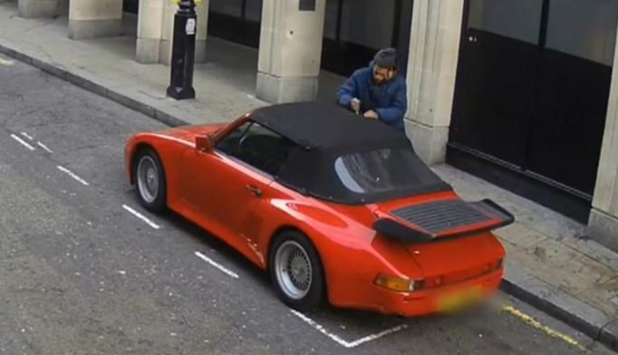 Wyciął dziurę w dachu, żeby ukraść porshe 911