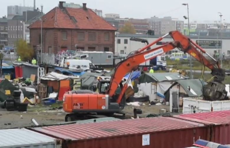 Władze miejskie zlikwidowały obozowisko Romów