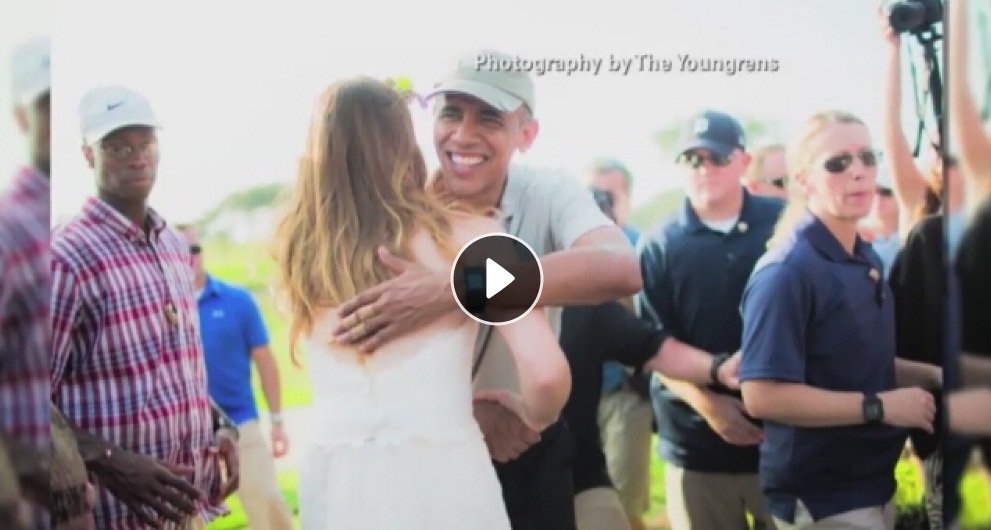 Barack Obama wkręcił się na ślub i zaskoczył młodą parę