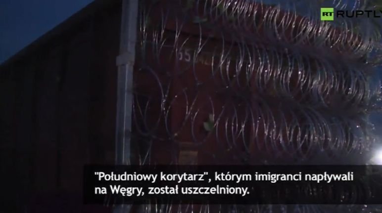 Uszczelniają granicę węgiersko-serbską. Użyli do tego wagonu
